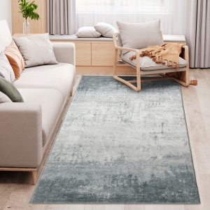 HOMCOM Grey Area Rugs, Large Carpet for Living Room, Bedroom, Dining Room, 150 x 80cm