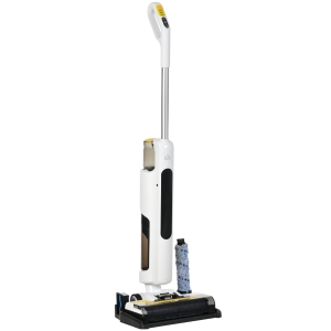 HOMCOM Aspirator fara fir umed uscat , aparat de curatat pardoseala portabil, multifunctional, cu sistem de autocuratare