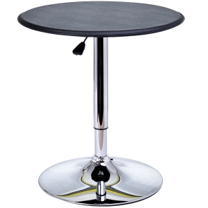 HomCom masa rotativa la 360°, inaltime reglabila, neagra
