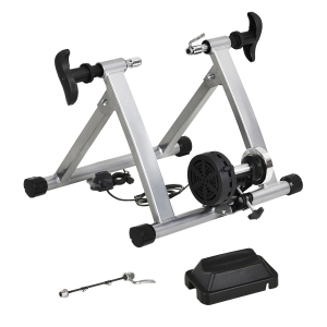 HOMCOM Trenażer rolkowy trener rowerowy trener domowy rowerowy hamulec magnetyczny rower szosowy 3 rodzaje