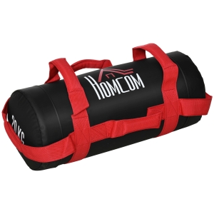 HOMCOM Sac de antrenament , Sac de greutati cu manere anti-alunecare penntru sala de sport de acasa Antrenament de forta, 20 kg