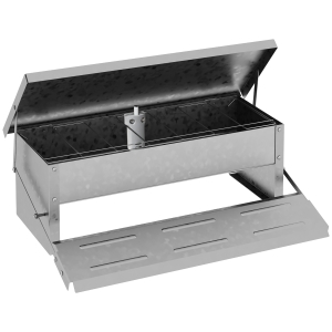 PawHut Futterspender für 5 Hühner, automatisch, Aluminium