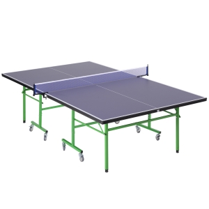 Homcom Masă Ping Pong profesională cu roți, 152.5x274x76cm