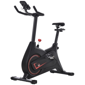 HOMCOM Bicicleta Antrenament Magnetica Profesionala Sa Reglabila 100x50x116-126cm Nero