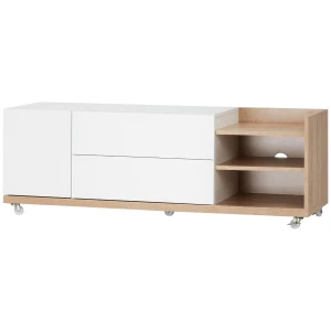 HOMCOM Modern TV Stand Unit for TVs up to 46