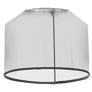 Outsunny 2.3m Patio Umbrella Mosquito Net Screen, Outdoor Insect Protection Cover with Zipped Door