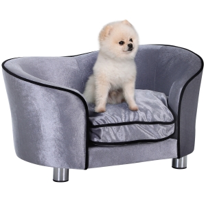 PawHut luxe hondenbank hondensofa kattenmand dier sofa hondenmand zetel hondenbed dierenmand