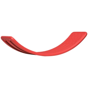 ZONEKIZ Wobble Balance Board for Kids, Montessori Stepping Stone Toy, Durable Nursery Play Equipment, 82 x 27.5 x 19.5cm, Red