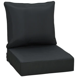 Outsunny Patio Chair Cushion Set, Deep Seating Replacement Cushions for Outdoor Furniture, Comfortable