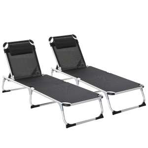 2-Person Outdoor Rattan Sunbed With Cushions - Adjustable Reclining Lounge Chair For Patio, Garden, Balcony