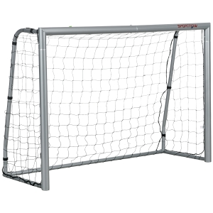SPORTNOW Porta da Calcio 180x120x60 cm Grigia in PE e Metallo