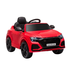 HOMCOM Audi RS Q8 6V Kids Electric Ride On Car, Kids Electric Toy with Parental Remote Control Music Lights USB MP3, Red