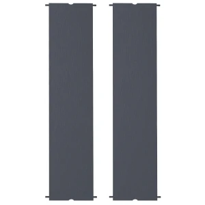 Outsunny 2 Pcs UV Protection Pergola Replacement Canopy, Pergola Shade Cover, Easy to Install, for 3 x 3(m) Pergola, Dark Grey