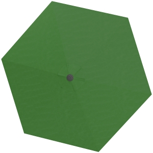Outsunny Toldo de Recambio de Sombrilla de 3 m Toldo de Repuesto para Sombrilla con Ventilación Superior Protección UV 30+ Verde