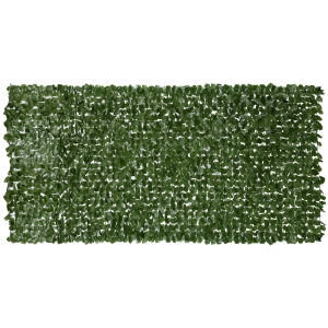 Outsunny Haie Artificielle 3x1m Feuillage Vert Anti-UV