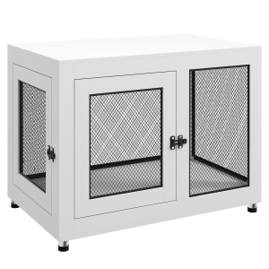 PawHut 2-in-1 Dog Cage & Side Table Large Dogs