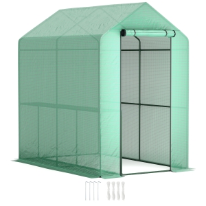 Greenhouse 120W x 186D x 190H cm Green
