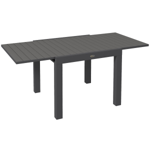 Outsunny Tavolo da Giardino Allungabile 4-6 Persone Grigio