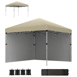 Outsunny Tonnelle Pop-Up Pliant UV30+ Réglable avec Sac