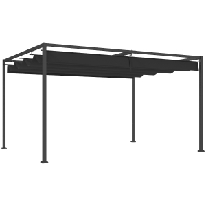 Pergola 400L x 300W x 222Hcm Black