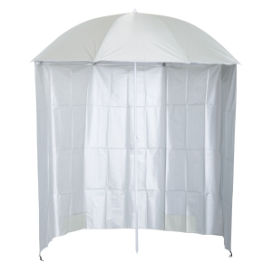 Outsunny Parasol de playa 2,2x2,2 m protección UV bolsa de transporte, estacas y lastre integrados Crema