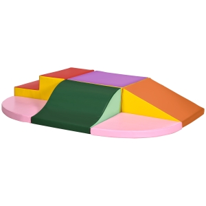 HOMCOM 6 XXL-Schaumstoffbausteine für Kinder - EN71-1-2-3 - EPE-Schaumstoff - synthetischer Bezug