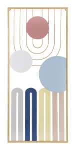 Mauro Ferretti Panou De Perete Colorat -A- cm 37X2X84