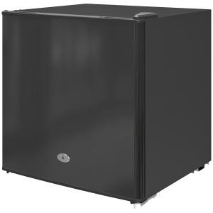 HOMCOM Mini Zamrażarka 35 L, elektryczna, wolnostojąca, 45 W, mini skrzynia mroźnicza, 47 x 44,2 x 48,8 cm, Czarna