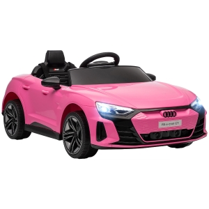 HOMCOM Audi 12V Kids Electric Ride-On Car Pink