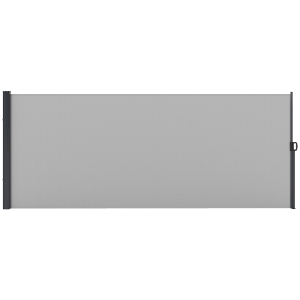 Outsunny Paravan Lateral UV30 400×160 cm Gri