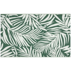 Outsunny Tapis Extérieur Tropical Vert 152x243cm