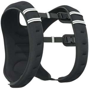 HOMCOM 10KG Weighted Vest for Strength Training Black