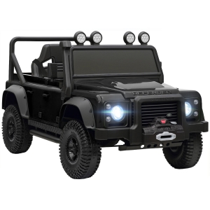 AIYAPLAY Kids Ride-On Car Remote Control LED Black