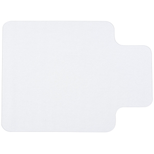 HOMCOM Alfombra Protectora para Silla de Oficina 90x120cm Protector Suelo Enmoquetado (Convexo, Sin picos antideslizantes)