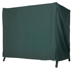 Outsunny Hollywoodschaukel Abdeckung 3 Sitzer, Wasserabweisend Winterfest Schutzhülle für Gartenschaukel, UV-Beständig Abdeckplane, Abdeckhaube, Reißfest 600D Oxford Gewebe, 205x124x164cm Dunkelgrün
