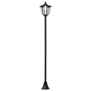 Outsunny Lampione da esterni 26.5cm x 177cm Nero