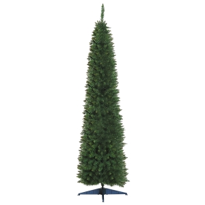 HOMCOM 7ft Slim Artificial Christmas Tree Green