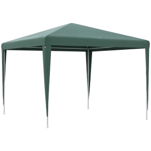 Outsunny Pavilion de Grădină 3x3 m Portabil cu Protecție Anti UV, Verde