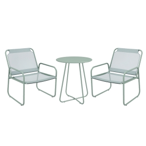 Set bistro pentru exterior din 3 piese, Verde