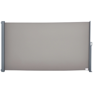 Outsunny Seitenmarkise, Sicht- und Sonnenschutz, Seitenrollo, Polyester, Grau, 3 x 1,6 m