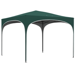 Cort cu Copertina Pliabila de 3x3m, Verde