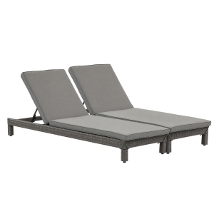 Outsunny Lettini 196cm x 65cm x 22cm grigio
