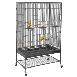Vogelkäfig 94cm x 57cm x 153cm Grau