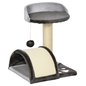Arbre à Chat Griffoir Peluche Sisal Naturel