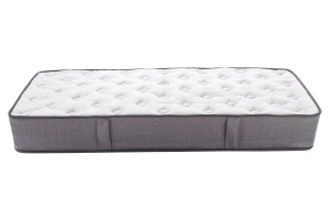 HOMCOM Materac 90x200 cm, wysokość 25,8 cm, 7-strefowy, ergonomiczny, z zdejmowanym, nadającym się do prania pokrowcem