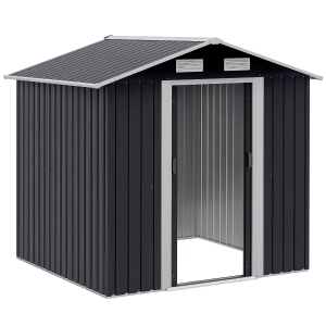 Outsunny Capanno 195.5cm x 153cm x 188cm Nero