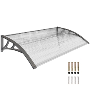 Outsunny Marquesinas Exterior para Puertas y Ventanas 110x60 cm