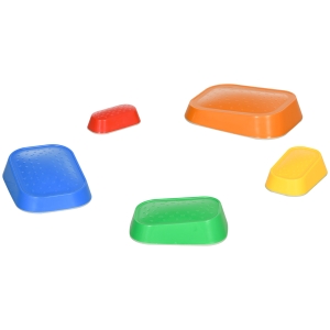 ZONEKIZ Juego de Equilibrio Infantil Set de 5 Piezas para Entrenamiento de Equilibrio y Coordinación 36x27,5x31 cm Multicolor