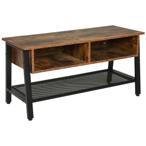 HOMCOM TV Stand Cabinet Industrial 100cm for TVs up to 45