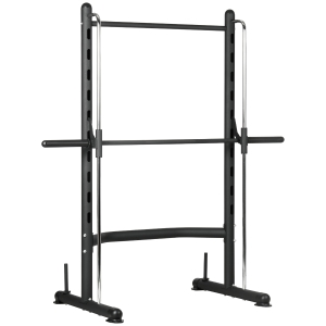HOMCOM Adjustable Squat Rack with Pull-Up Bar for Home Gym